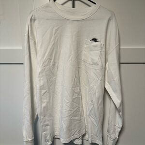 Nike Men's Classic White Long Sleeve Tee